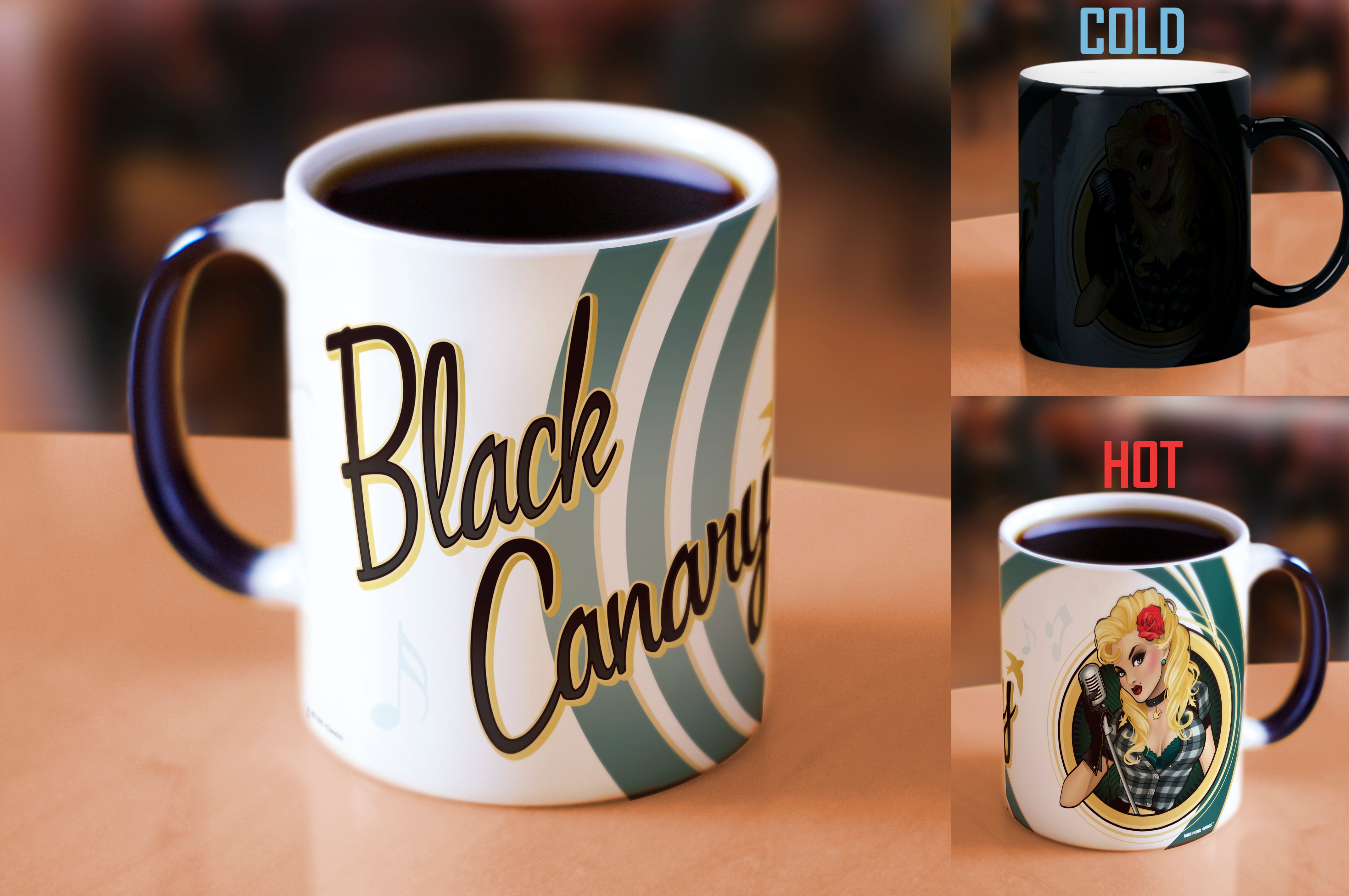 DC Comics (Justice League - Black Canary Bombshell) Morphing Mugs® Heat-Sensitive Mug MMUG091